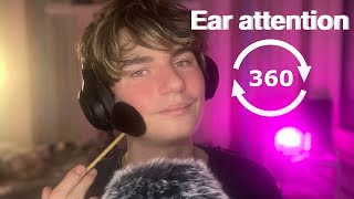 ASMR  3D audio ear attention Vlaams [upl. by Orestes]