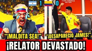 RELATOR COLOMBIANO LLORA Y DICE MESSI ESTA ACABADO quotARGENTINA LO GANO CUANDO SALIO MESSIquot [upl. by Swords]