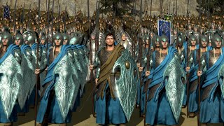 Elronds Elves Vs Easterlings From Rhûn  Lord Of The Rings Cinematic Battle  10000 Units [upl. by Gnidleif]