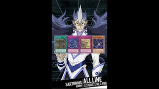 Yugioh Duel Links  Sartorius Kumar x ALL Special Phrases Card [upl. by Reiniar]