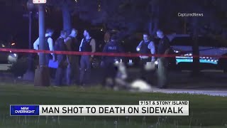 Man 64 shot and killed while walking on sidewalk on citys South Side Chicago police say [upl. by Vacuva94]