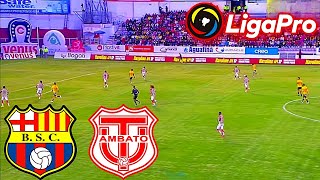 Barcelona vs Técnico Universitario EN VIVO  Fecha 8 de la Liga Pro 2023  Campeonato Ecuatoriano [upl. by Ramgad]