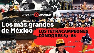 LOS TETRACAMPEONES los CONDORES de la UNAM de 1983  1986 [upl. by Stevy]