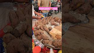 Sweet potato chaat streetfood chaatrecipe [upl. by Eyla]