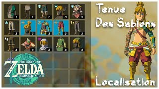 Tenue Anti  Chaleur  ZELDA TOTK   Tenue Des Sablons [upl. by Louis]