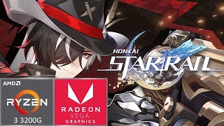 AMD Radeon Vega 8 Benchmark Honkai Star Rail [upl. by Ahsiniuq752]