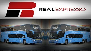 Viação Real Expresso  Marcopolo G7 1200 6x2 MercedesBenz O500RSD  ets2 busaoviajante [upl. by Edelman941]