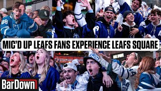 MICD UP LEAFS FANS EXPERIENCE HEARTBREAK AT LEAFS SQUARE [upl. by Eiramyma646]