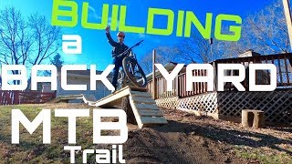 Building Backyard MTB Trails [upl. by Ahsrat]