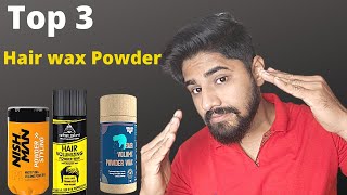 Top 3 hair Volumizing wax powder In India 2022 urbangabru nishman hairwax beardhood [upl. by Ahsinel11]