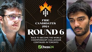 FIDE Candidates 2024 Rd 6  Leaders Gukesh amp Ian Faceoff Hikaru amp Fabiano Will There Be Fireworks [upl. by Ynaoj]