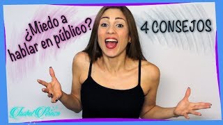 ¿Miedo a hablar en público 4 Consejos para superarlo [upl. by Meek]