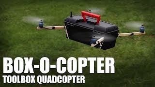 Flite Test  BoxOCopter toolbox quadcopter [upl. by Ttocs550]