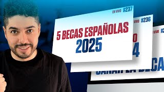 Las mejores becas españolas 2025 Omar Llerena [upl. by Ninahs]