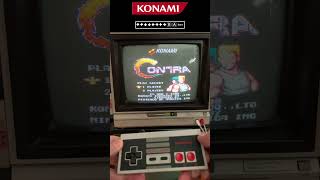 How to get 30 LIVES  Contra with the Konami Code NES [upl. by Isied]