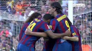 Barcelona  Xerez 31  all goals in HD 720p  24042010 [upl. by Jo-Ann]