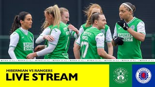 LIVE Hibernian vs Rangers  ScottishPower Womens Premier League [upl. by Aicitan432]