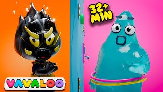 Knock Knock Knock Who’s There  Mega Compilation  Vavaloo Kids Songs [upl. by Ailed]