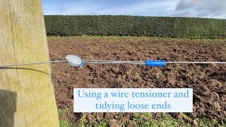 How to use a Gripple wire tensioner and tidy up the lose end [upl. by Idaline]