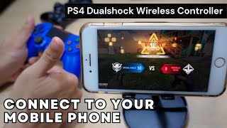 How to connect PS4 Controller to Mobile Phone [upl. by Oirtemed458]