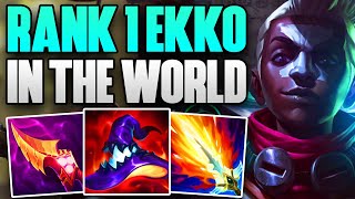 BEST EKKO IN THE WORLD CARRIES WITH EKKO JUNGLE  CHALLENGER EKKO JUNGLE GAMEPLAY  Patch 143 S14 [upl. by Aicul265]