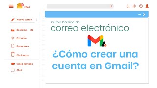 ¿Cómo crear una cuenta en Gmail  Curso Básico de Correo Electrónico [upl. by Carlina]