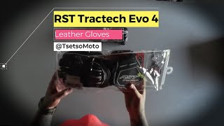 4KRST Tractech Evo 4 Leather GlovesShort review [upl. by Otanutrof]