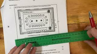 Maths Lit  Paper 2 Nov 2023 Q21  layout plan interpretation scale amp direction [upl. by Mw]