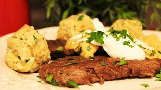 Beef in quotVadasquot Sauce with Bread Dumplings Vadas Marha Zsemlegombóccal [upl. by Nylia46]