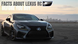 Facts About The LEXUS RCF No One Ever Tells You Before You Buy [upl. by Kreit]