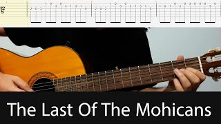 The Last Of The Mohicans Guitar Lesson With Tabs [upl. by Dovev883]