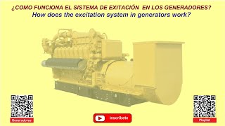 ¿ Como funciona el sistema de exitación en los generadores  P1 [upl. by Gae]