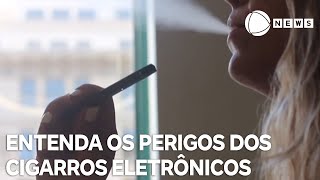 Pesquisa encontra substâncias semelhantes à anfetamina em cigarros eletrônicos [upl. by Carlen411]