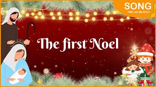 The First Noel with Lyrics  Christmas Songs and Carols  Milkolo Kids TV music christmassongs [upl. by Synn]