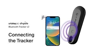 Orbitkey x Chipolo Bluetooth Tracker v2 – Connecting the Tracker [upl. by Ahsena483]