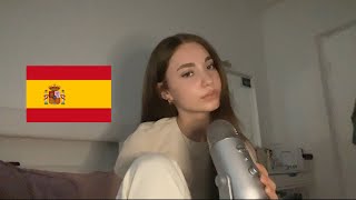 ASMR in Spanish 🇪🇸 reading trigger words [upl. by Eupheemia149]