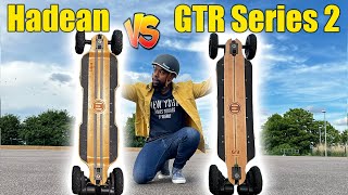 Evolve Hadean vs GTR Series 2  Which electric skateboard should you buy [upl. by Errised300]