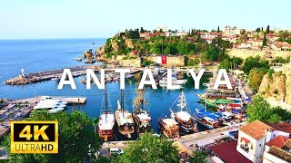 Antalya Turkey 🇹🇷 in 4K ULTRA HD 60FPS HDR Video Drone [upl. by Lezlie]