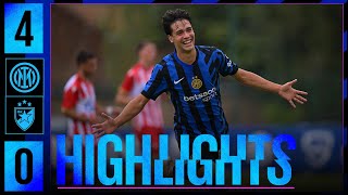 POKERINHO ⚽⚽⚽⚽  INTER 40 STELLA ROSSA  HIGHLIGHTS  YOUTH LEAGUE 2425 ⚫🔵 [upl. by Aninaig]