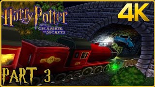 Harry Potter and the Chamber of Secrets PS1 4K 100 Walkthrough Part 3 Flying Car amp Whomping Willow [upl. by Brendon30]