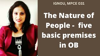 MPCE031 BLOCK1 UNIT3 Part 1 IGNOU MAPC 2nd Yr organisationalbehaviour [upl. by Abby]