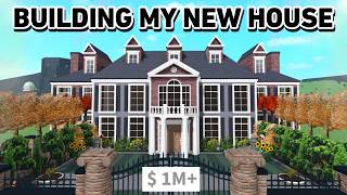 BUILDING MY NEW FAMILY MANSION IN BLOXBURG Part 1 [upl. by Nahtanoy]