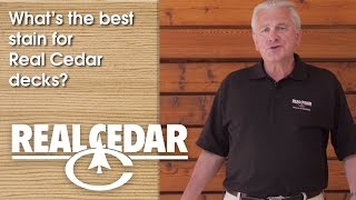 FAQ  Whats The Best Stain For Real Cedar Decks  Realcedarcom [upl. by Sophi]