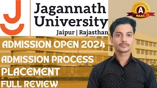 Jagannath University Jaipur  Campus Review 2024  Placement  Admission  BTech  Mba [upl. by Dorrie283]