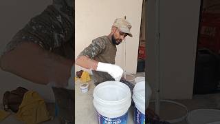 Mixing paint new damp proof advanced mixing asianpaint asianpaintwork youtubeshorts shorts [upl. by Dahsra]