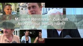 Umfrage  Meinungsbild Rente Altersarmut  Trailer Schulfilm Sozialwissenschaft [upl. by Kneeland261]