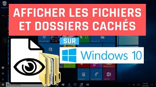 Comment afficher les fichiers et dossiers cachés dans Windows 10 [upl. by Alor]