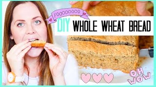 How To Make Whole Wheat Bread  Healthy Easy amp Quick Recipe For Weight Loss [upl. by Avid]