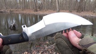 Big Cat Roar Tracker Knife 55 Review  The Hunted Knife [upl. by Cilurzo220]