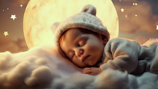 Moon and Stars Lullaby for Babies  Soothing Voice amp Relaxing Sleep Music [upl. by Rawdon]